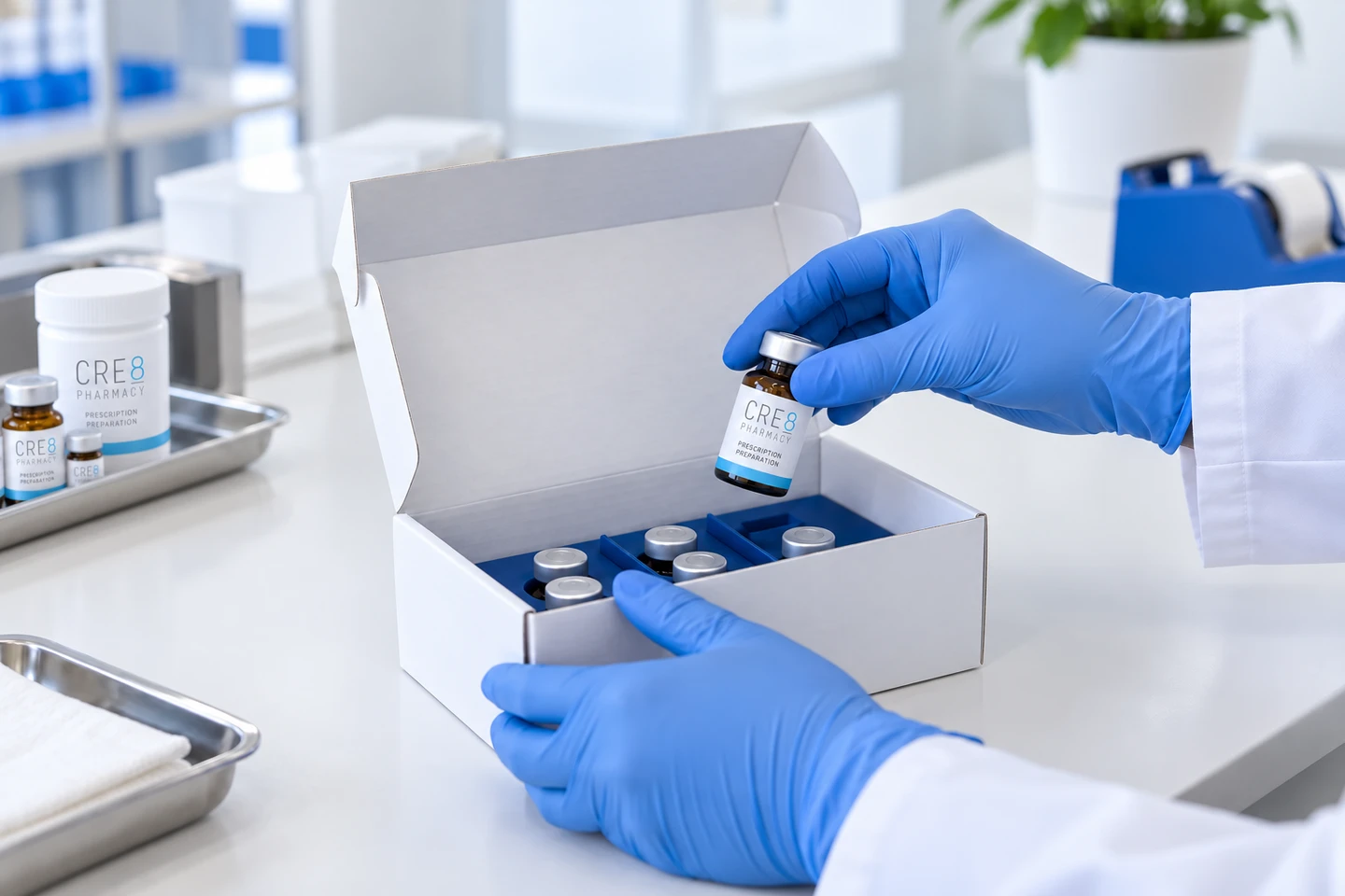Controlled pharmacy dispatch packaging