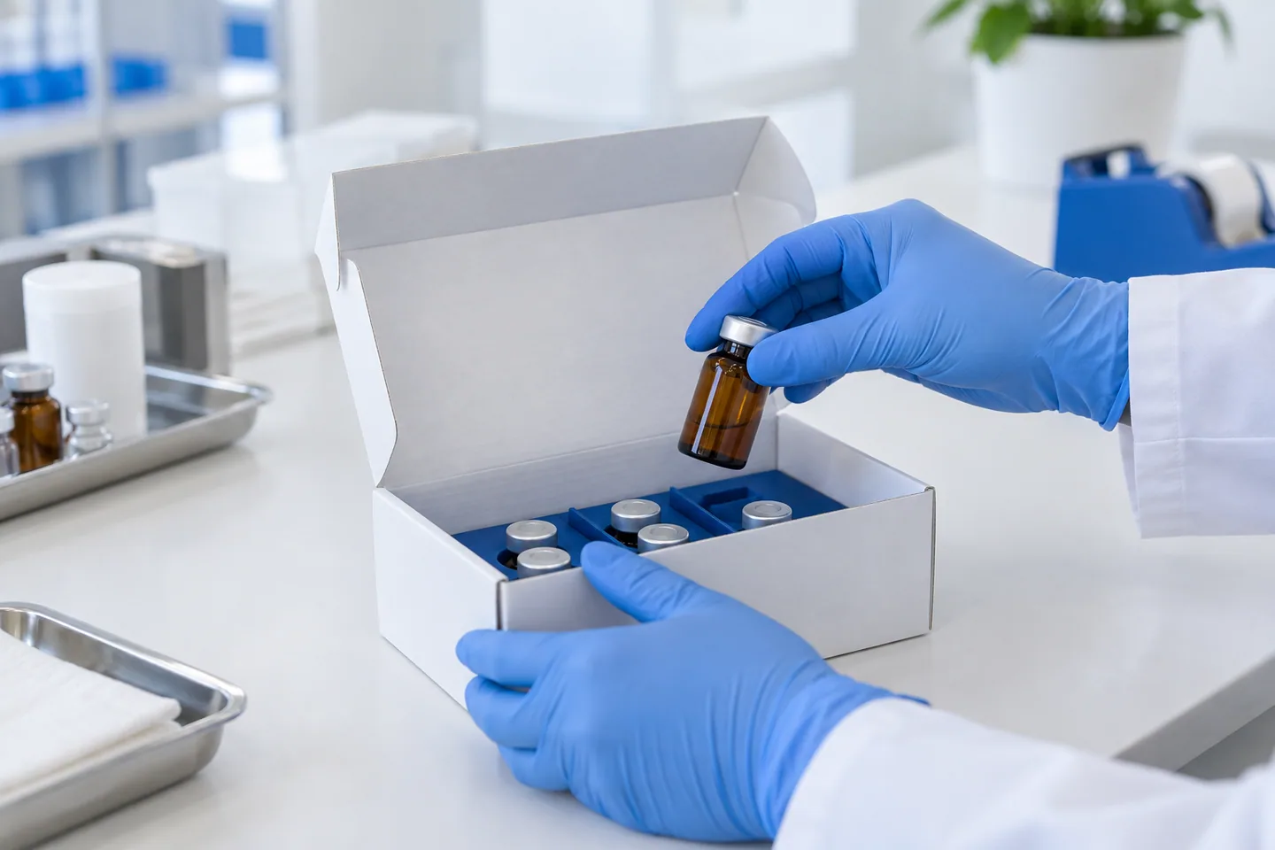 Controlled pharmacy dispatch packaging